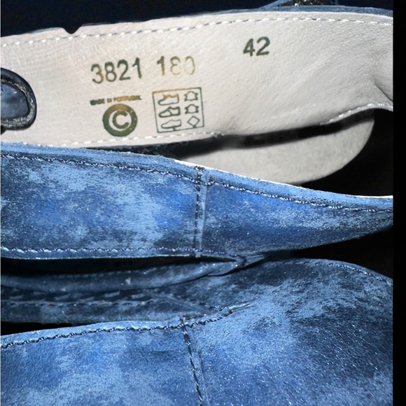 Wolky SZ 11 Frosty Womens Mary Jane Light Blue Amalia Nubuck Leather Size EU 42 - Picture 8 of 8